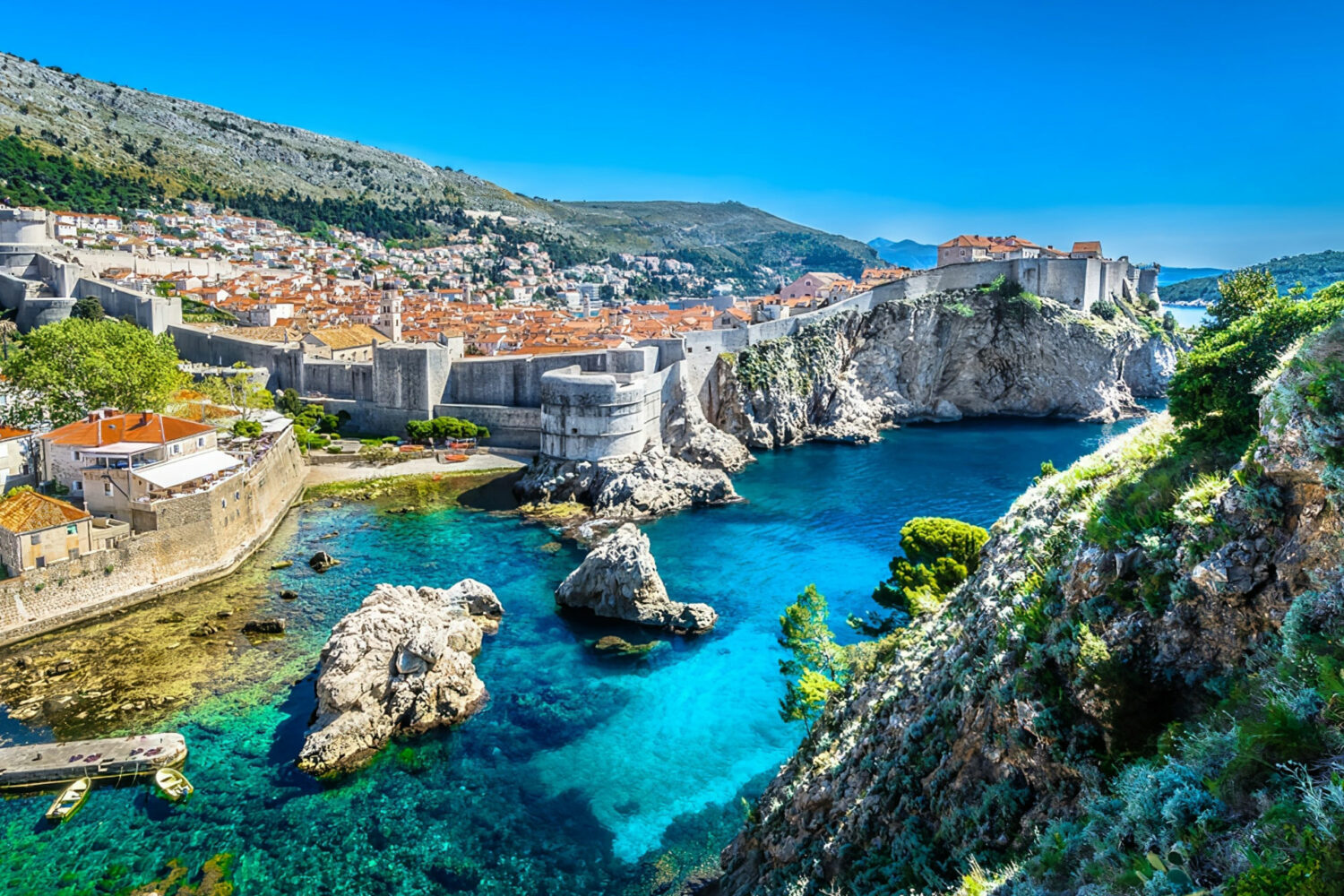 Séjour 5 jours et 4 nuits à Dubrovnik Croatie – vieilles ruelles, fortifications médiévales et vue sur la mer Adriatique