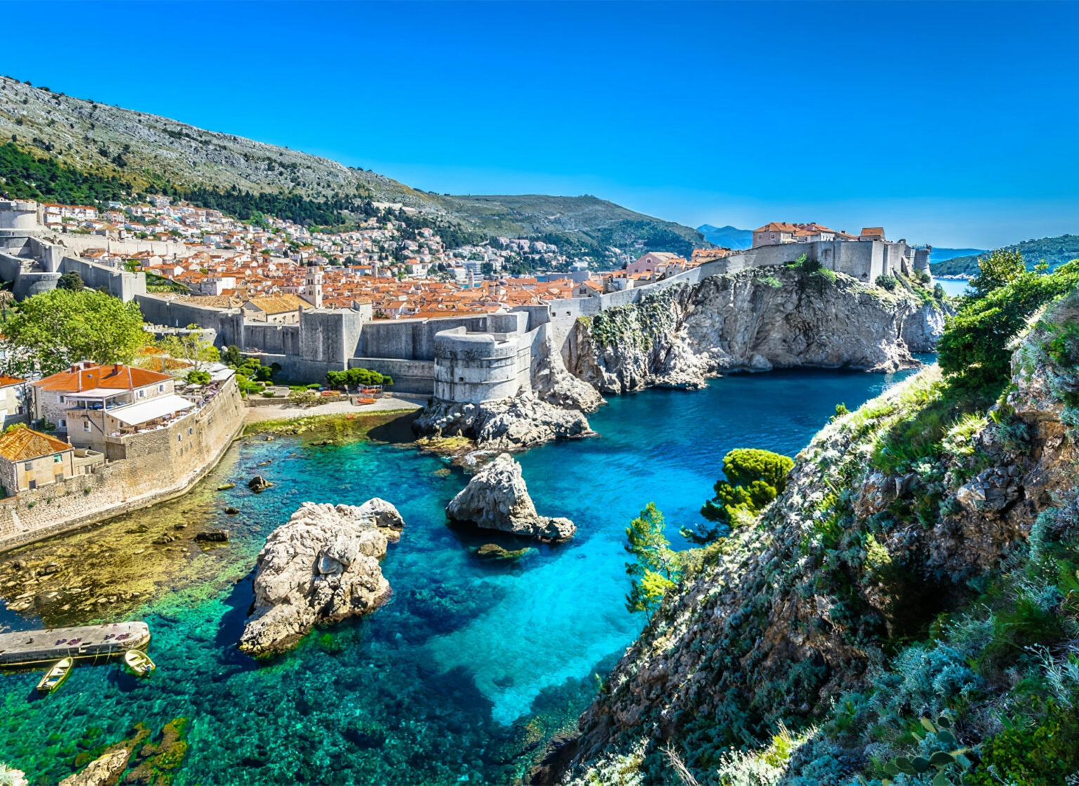 Séjour 5 jours et 4 nuits à Dubrovnik Croatie – vieilles ruelles, fortifications médiévales et vue sur la mer Adriatique
