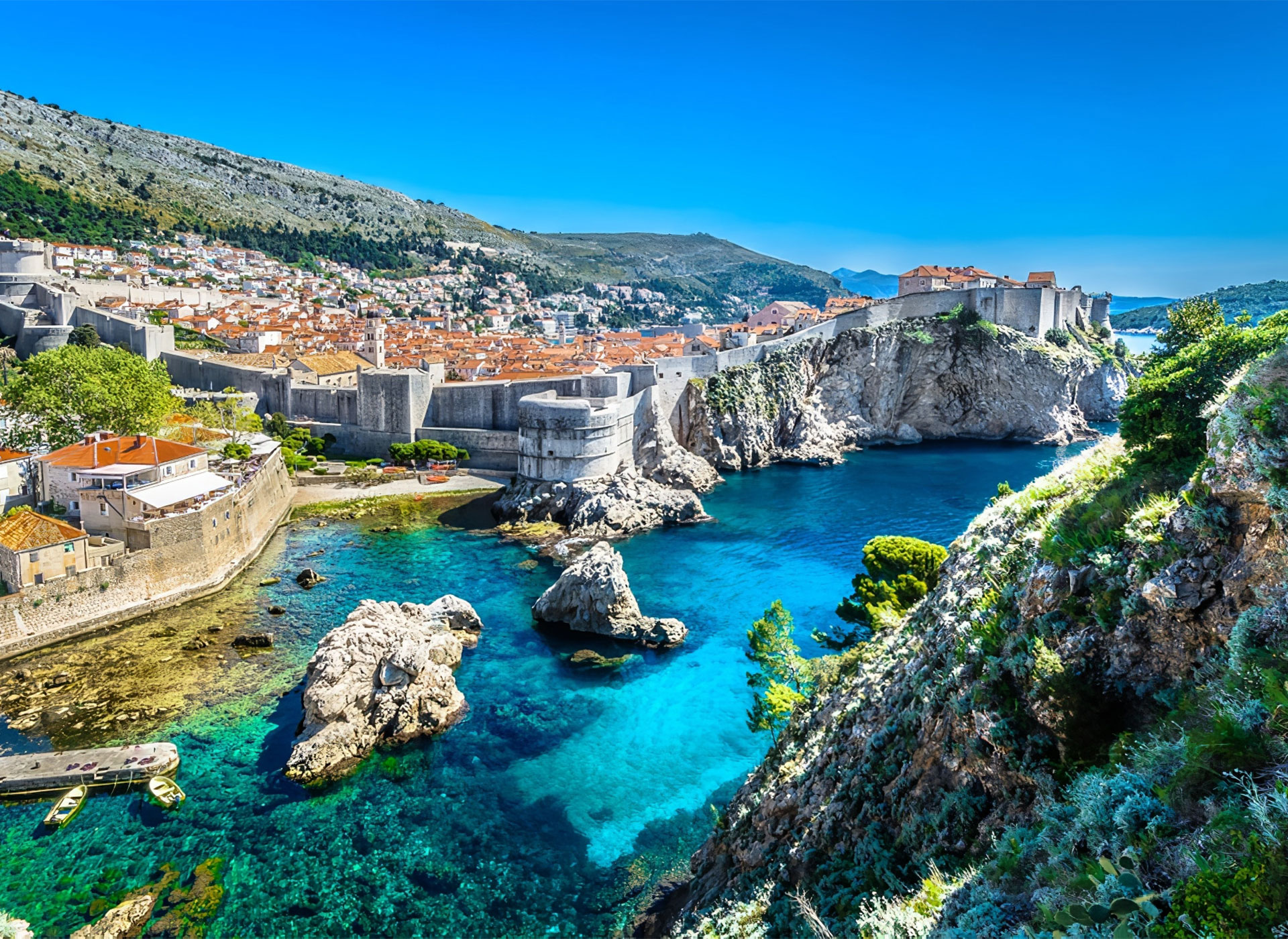 Séjour 5 jours et 4 nuits à Dubrovnik Croatie – vieilles ruelles, fortifications médiévales et vue sur la mer Adriatique